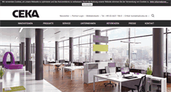 Desktop Screenshot of ceka.de