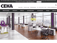 Tablet Screenshot of ceka.de